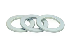 neodymium ring magnet with zinc coating