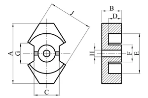 ferrite core rm core diagram type 1