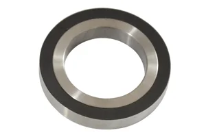 ring encoder magnet assembled with stainless steel, bonded NdFeB magnet ring